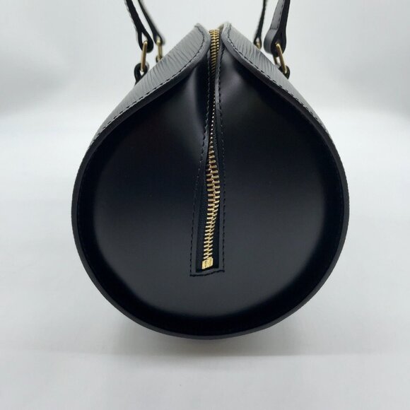 Authentic Louis Vuitton Leather Epi Soufflot Satchel Bag w/ Accessories Pochette - Picture 4 of 16